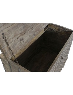 Forziere Home ESPRIT Naturale teak Pezzo unico 118 X 66 X 87 cm