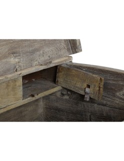 Forziere Home ESPRIT Naturale teak Pezzo unico 118 X 66 X 87 cm