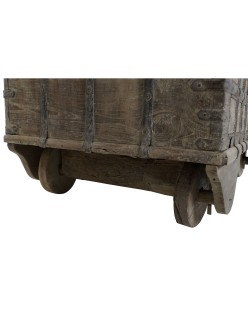 Forziere Home ESPRIT Naturale teak Pezzo unico 118 X 66 X 87 cm