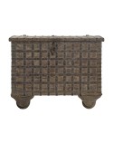Forziere Home ESPRIT Naturale teak Pezzo unico 118 X 66 X 87 cm