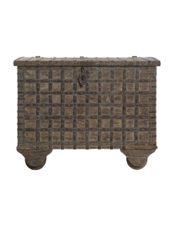 Forziere Home ESPRIT Naturale teak Pezzo unico 118 X 66 X 87 cm