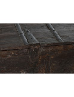 Forziere Home ESPRIT Marrone Ferro teak 137 x 44 x 98 cm