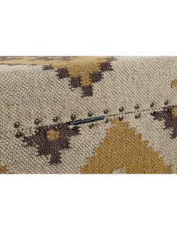 Chest Home ESPRIT Beige Mustard Cotton 120 x 40 x 45 cm