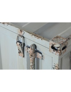 Arca Home ESPRIT Container Azul celeste Metal Vintage 89 x 41,5 x 45,5 cm