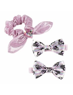 Clips para Pelo Disney   Rosa Minnie Mouse Lazo Set