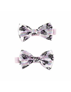 Clips para Pelo Disney   Rosa Minnie Mouse Lazo Set