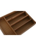 Vassoio Portaposate Home ESPRIT Naturale Acacia 34,5 x 25,5 x 5 cm