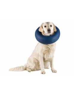 Collar protector para perro Trixie Azul Inflable (66-78 cm)