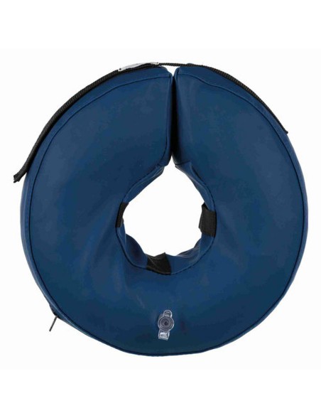 Collar protector para perro Trixie Azul Inflable (24-31 cm)