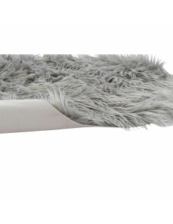 Tappeto DKD Home Decor Grigio Con capelli 60 x 90 x 2 cm