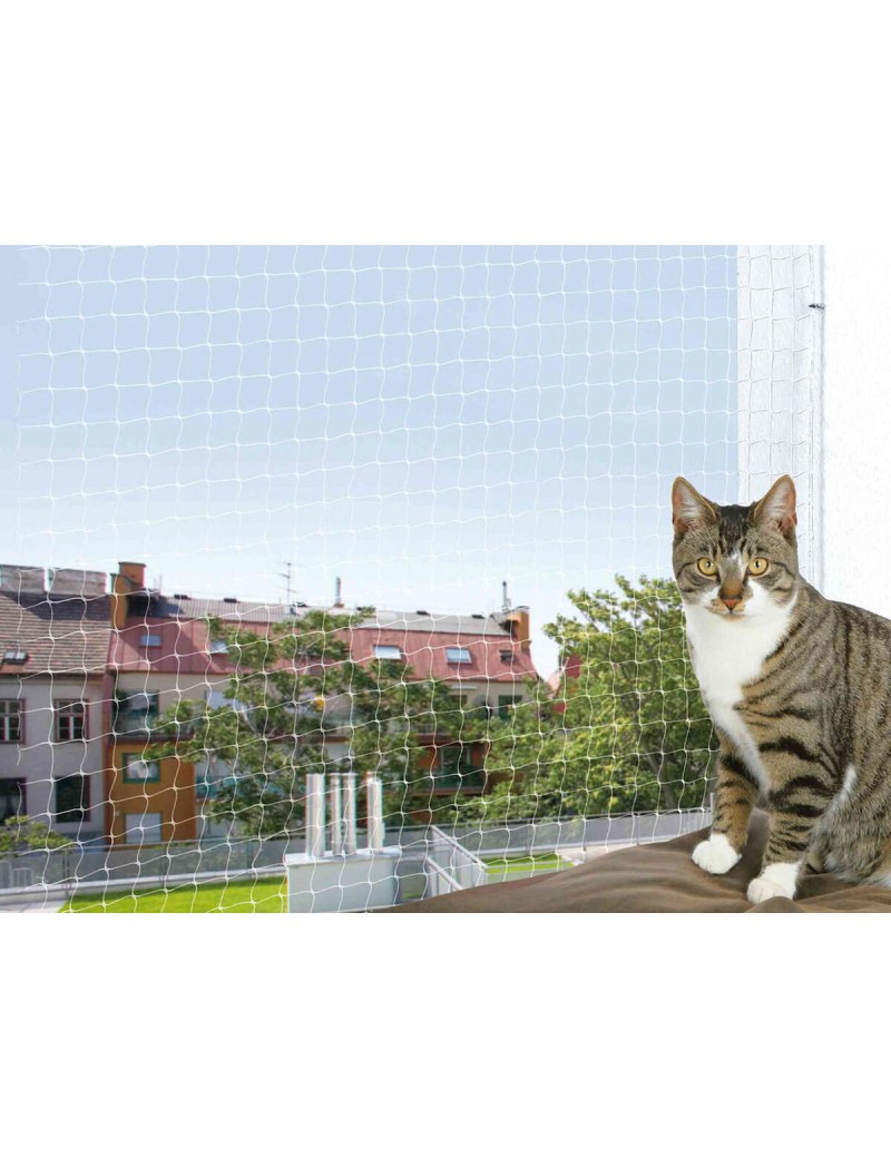 Red de seguridad Trixie Transparente Nailon Gato