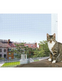 Red de Seguridad para Mascotas Trixie 50 x 40 x 15 cm Transparente Nailon