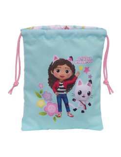 Portameriendas Gabby's Dollhouse Azul claro Poliéster 300D 20 x 25 cm
