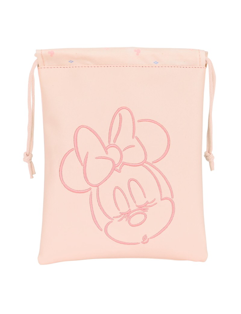 Portameriendas Minnie Mouse Baby Rosa claro 20 x 25 cm Saco