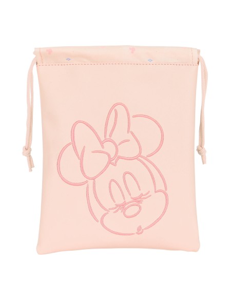 Portameriendas Minnie Mouse Baby Rosa claro 20 x 25 cm Saco