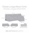 Bezug für Chaiselongue mit kurzem Arm links Eysa (Restauriert B)