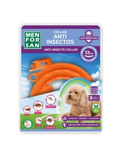Collare antiparassitario Menforsan Arancio