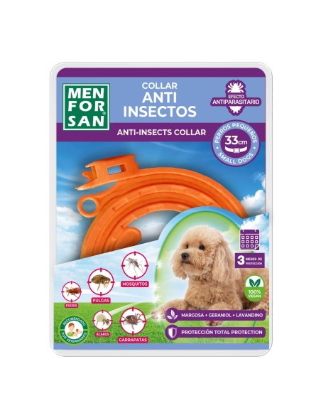 Collare antiparassitario Menforsan Arancio