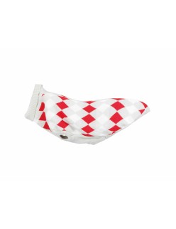 Jersey para Perro Trixie Blanco Rojo Gris M