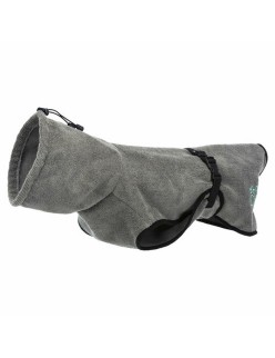 Albornoz para perro Trixie Gris L