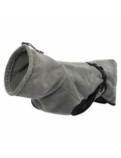 Albornoz para perro Trixie Gris L