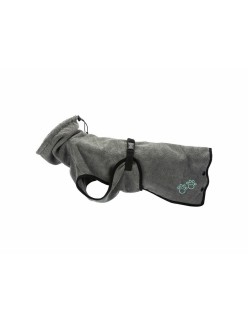 Albornoz para perro Trixie Gris L