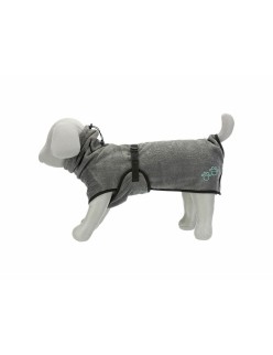 Albornoz para perro Trixie Gris L
