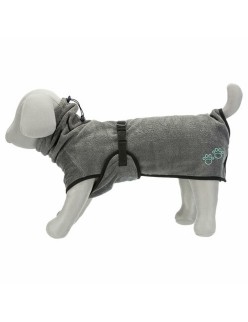 Roupão para cachorro Trixie Cinzento L