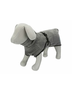 Albornoz para perro Trixie Gris L