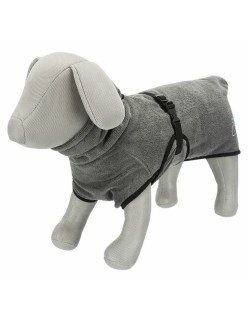 Albornoz para perro Trixie Gris L