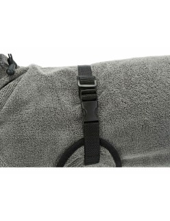 Albornoz para perro Trixie Gris L
