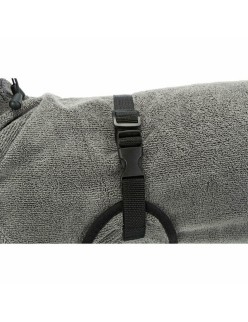Albornoz para perro Trixie Gris L