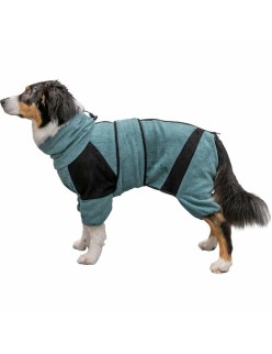 Albornoz para perro Trixie Azul XL