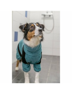 Albornoz para perro Trixie Azul XL