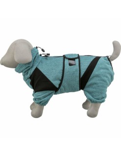 Albornoz para perro Trixie Azul L
