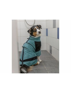 Albornoz para perro Trixie Azul L