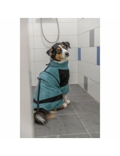 Albornoz para perro Trixie Azul M L M/L