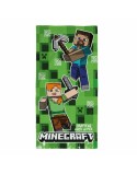 Serviette de plage Minecraft 70 x 140 cm Polyester