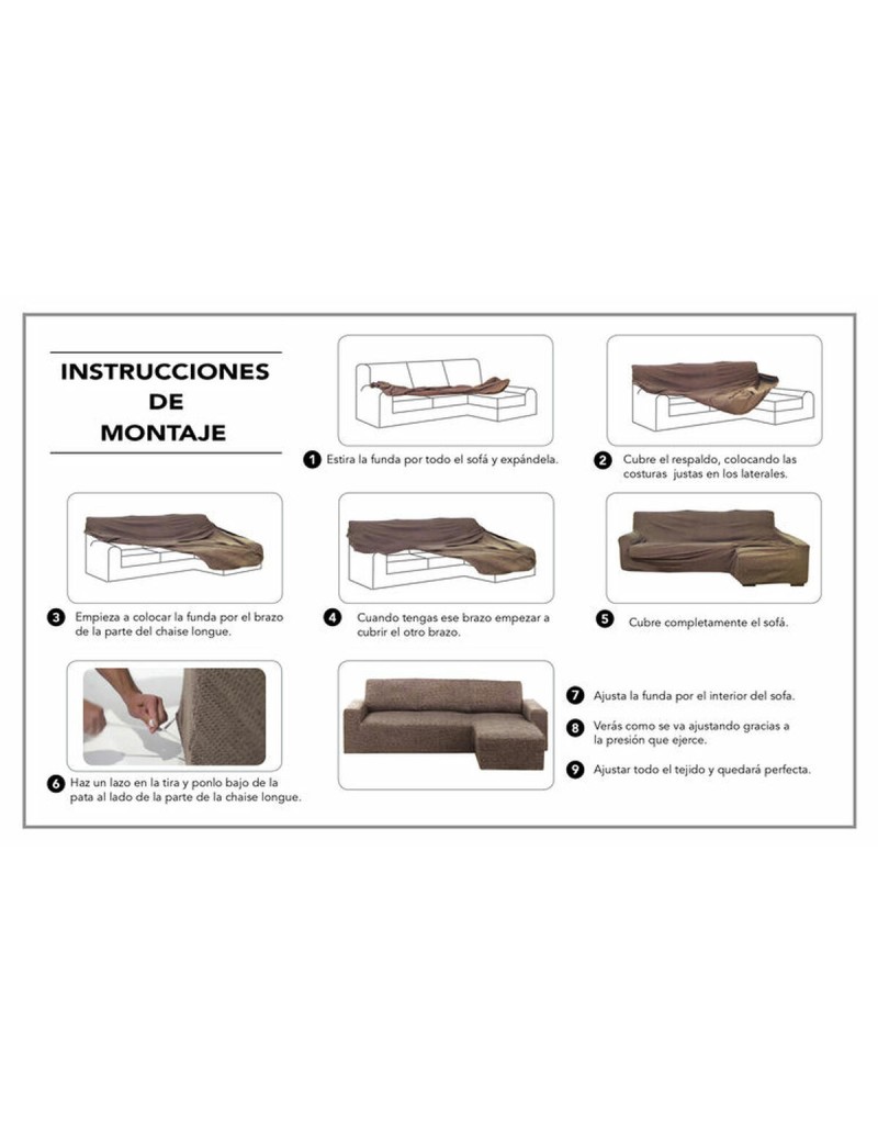 Sofa Cover Hosteline CAMERON Grey