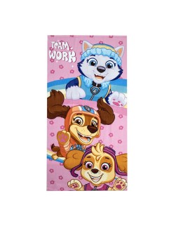 Strandbadetuch The Paw Patrol Hellrosa 70 x 140 cm
