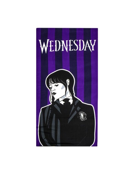 Serviette de plage Wednesday Noir 70 x 140 cm