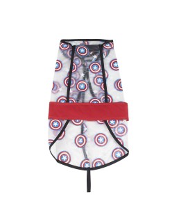 Chubasquero para Perro The Avengers Transparente PVC capitan america