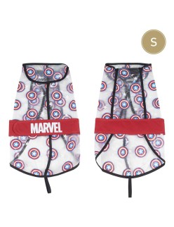 Chubasquero para Perro The Avengers Transparente PVC capitan america