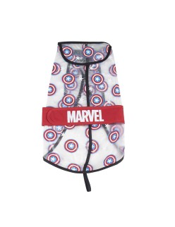 Chubasquero para Perro The Avengers Transparente PVC capitan america