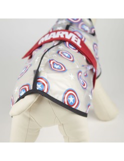 Chubasquero para Perro The Avengers Transparente PVC capitan america