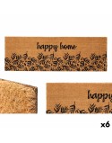 Paillasson Happy home Naturel PVC Fibres de coco 120 x 1 x 40 cm (6 Unités)
