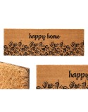 Felpudo Happy home Natural PVC Fibra de coco 120 x 1 x 40 cm (6 Unidades)