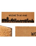 Paillasson My home Naturel PVC Fibres de coco 120 x 1 x 40 cm (6 Unités)