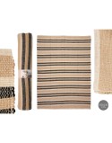Tapis NO.06 Blanc Marron Noir 180 x 240 cm (2 Unités)