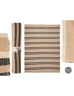 Tapis NO.06 Blanc Marron Noir 180 x 240 cm (2 Unités)